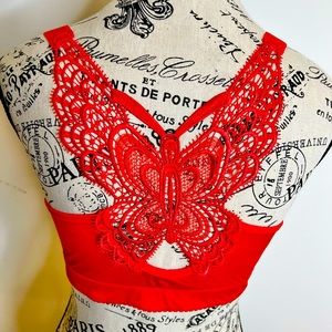 Front Closure Butterfly Back Wire-Free Bra